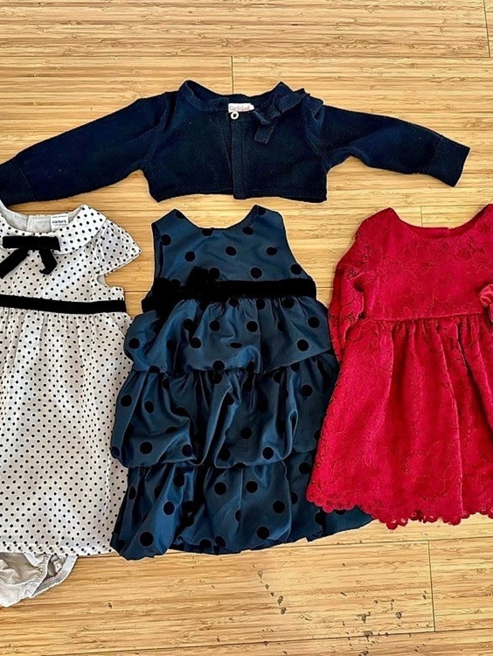 Baby Girls 12M Winter Dress Lot